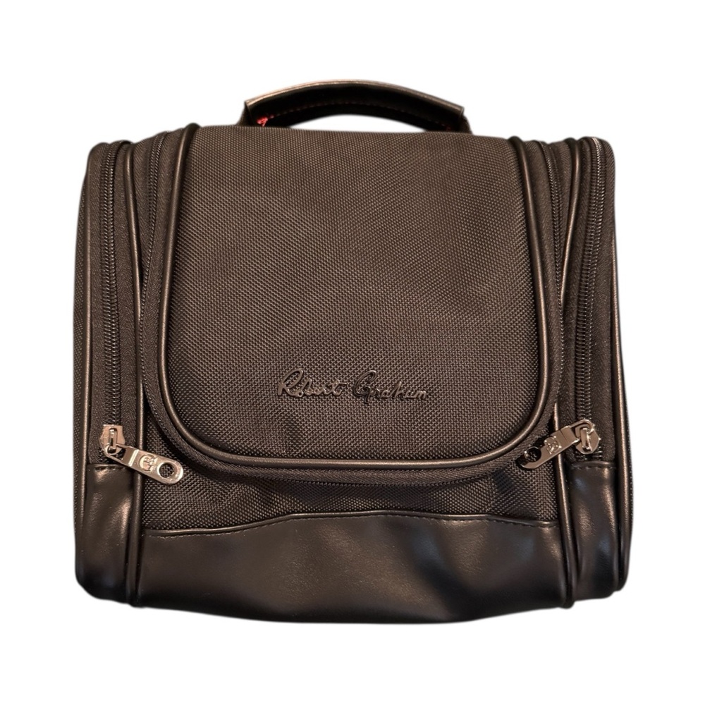 Robert Graham Black Hanging Toiletry Bag